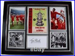Tommy Smith Signed Autograph 16x12 framed photo display Liverpool FA Cup 1965