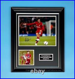 Trent Alexander Arnold Signed Liverpool Photo Framed & COA Football Autograph