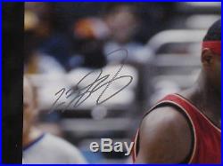 UDA Lebron James Carmelo Anthony dual signed NBA Photo FRAMED LE 1/1