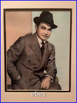 VERY RARE Edward G Robinson Framed and Signed Legal Agreement With COA
