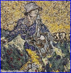 VIK MUNIZ'The Sower, after Van Gogh' (Pictures of Nature) SIGNED Photo Framed