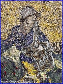 VIK MUNIZ'The Sower, after Van Gogh' (Pictures of Nature) SIGNED Photo Framed