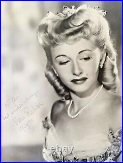 Vera Ralston Signed Original 11x14 Photograph Beautifully Framed