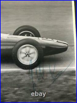 Very Rare signed Jim Clark framed 62x 62photo montage Stunning Formula 1