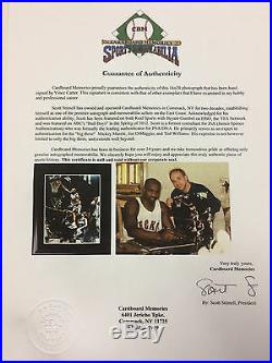 Vince Carter Raptors signed 16x20 photo framed rookie auto CBM COA proof signing