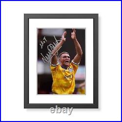 Vinnie Jones Signed & Framed Leeds United Photo Leeds Autograph