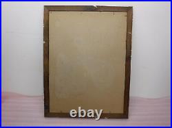 Vintage Large Original Colmans Mustard Mirror Picture Frame Sign. Retro & Cool