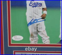 Vladimir Guerrero Jr signed autographed framed 8x10 photo! Blue Jays! JSA! 8876