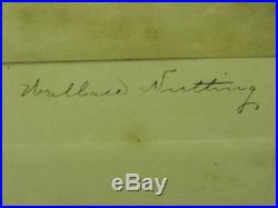 WALLACE NUTTING SIGNED 1913 An Old Colony Home Room