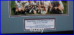 WEST HAM UNITED 1980 FA Cup Signed Framed SIGNED Autograph Photo Display COA