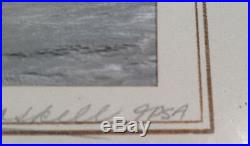 W. R. Macaskill Pencil Signed & Titled On The Broad Atlantic Photo Original