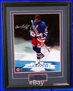 Wayne Gretzky Autographed Signed Framed 16x20 Photo Rangers #72/99 WGA 996540