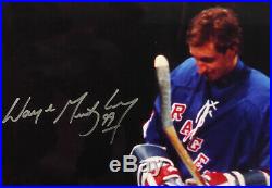 Wayne Gretzky Autographed Signed Framed 16x20 Photo Rangers #72/99 WGA 996540