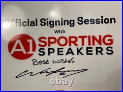 Wayne Rooney Hand Signed England Football Photo In A Framed Picture Mount £99