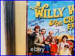 Willy Wonka 16x20 Cast Photo Autographed Signed Custom Framed with JSA LOA
