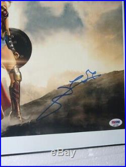 Wonder Woman Gal Gadot Superman Henry Cavill Duo Signed Photo PSA DNA (Framed)