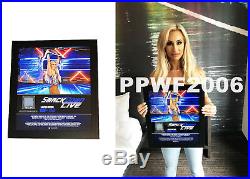 Wwe Carmella Smackdown Hand Signed Framed Plaque 15x17 With Picture Proof & Coa