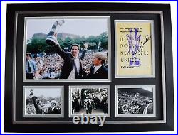 Wyn Davies Signed Autograph 16x12 framed photo display Newcastle Fairs Cup 1969